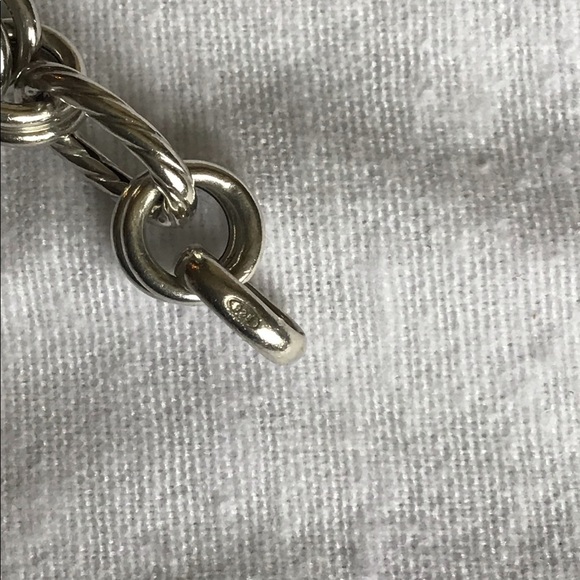 Sterling silver (925) link bracelet. UNIQUE & RARE - Picture 6 of 6